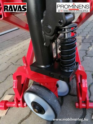 RAVAS Ergo-scissor-lift-3200 ollós kézi mérleges raklapemelő békamérleg megnövelt emelő magassággal