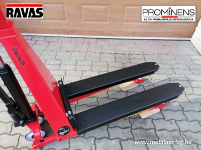 RAVAS Ergo-scissor-lift-3200 ollós kézi mérleges raklapemelő békamérleg megnövelt emelő magassággal