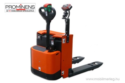 RAVAS RPW EL gyalogkíséretű alacsonyemelésű targoncamérleg