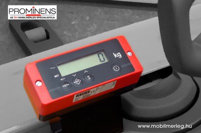 RAVAS RPW EL gyalogkíséretű alacsonyemelésű targoncamérleg