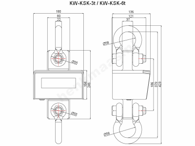 KW-KSK - típusú darumérleg