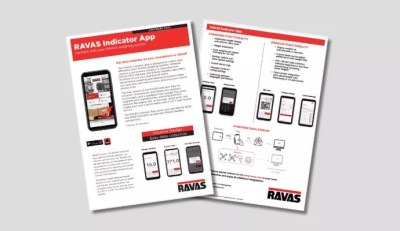 RAVAS Indicator App mobil alkalmazás prospektus