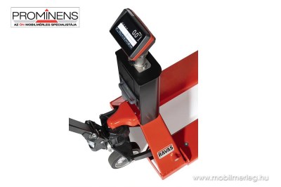 RAVAS 5200-F Li mérleges béka, raklapemelő mérleg, kézi hidraulikus raklapszállító mérleg, Ravas WeightsApp applikációval