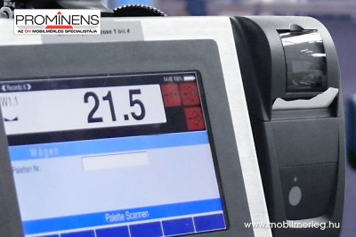 Ravas ProLine Touch - mérleges raklapemelő, békamérleg, mérleges béka