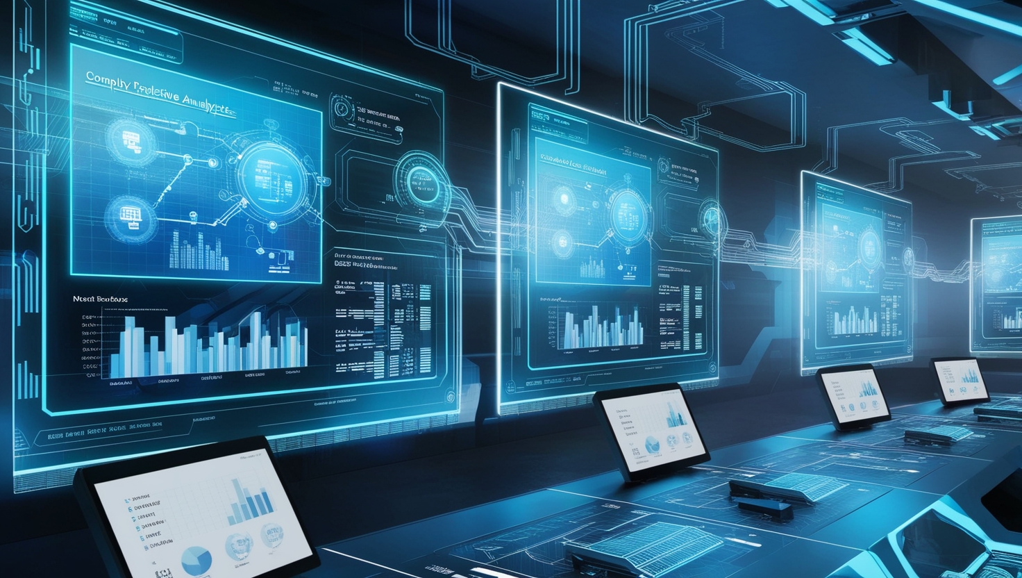 Leonardo Phoenix 09 A futuristic warehouse filled with advance 3